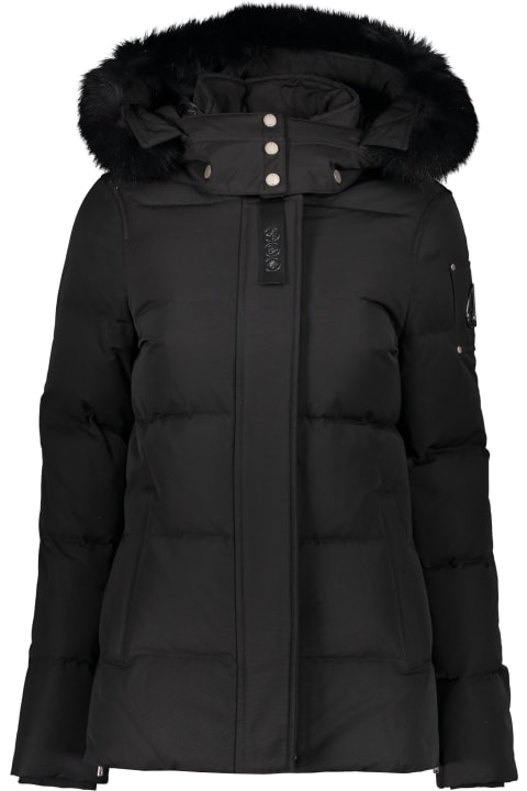 Fashion for Women Moose Knuckles Padded Parka With Fur Hood