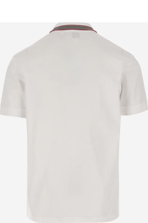 メンズ トップス Burberry Cotton Pique Polo Shirt
