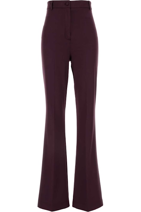 Hebe Studio Clothing for Women Hebe Studio Burgundy Crepe The Georgia Pant