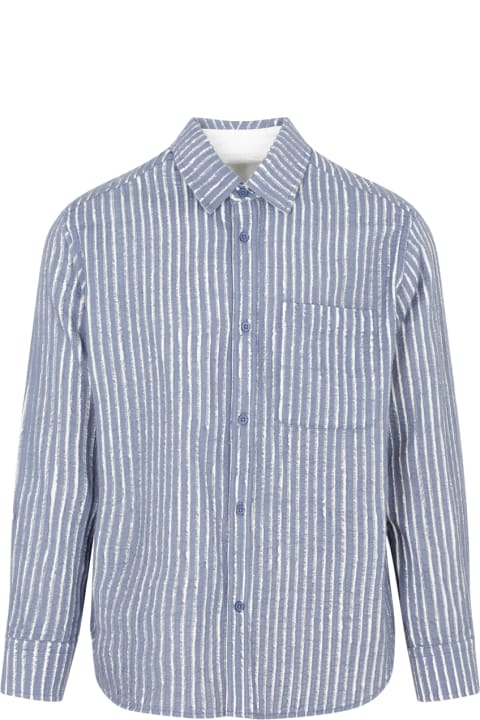 Craig Green Shirts for Men Craig Green Hand-frayed Stripe Shirt