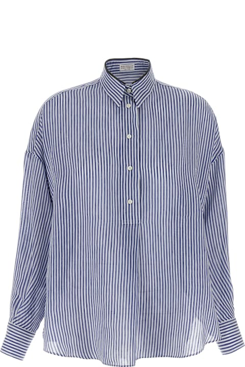 Brunello Cucinelli Clothing for Women Brunello Cucinelli Striped Shirt