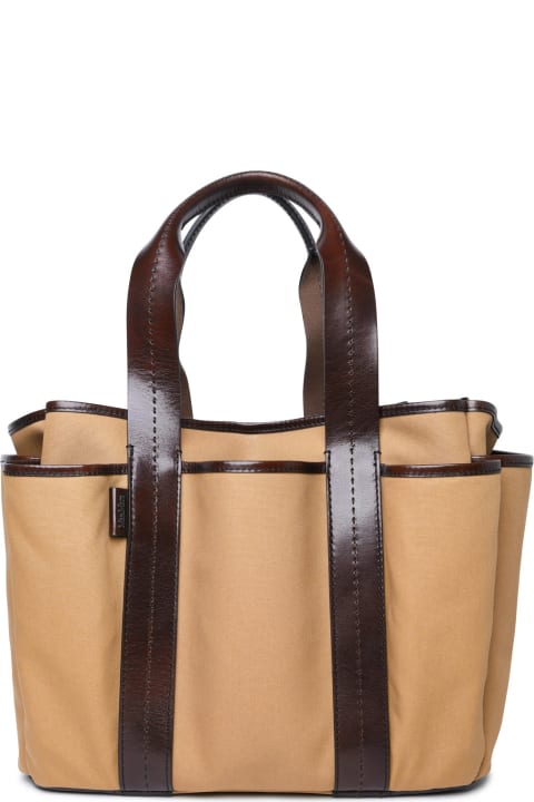 Bags for Women Max Mara 'giardiniera' Brown Cotton Bag