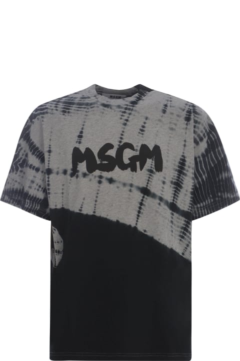 MSGM for Men MSGM T-shirt Msgm "tie & Dye" Made Of Cotton