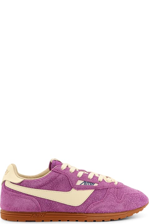 Autry Sneakers for Men Autry Windspin Low-top Suede And Leather Sneakers