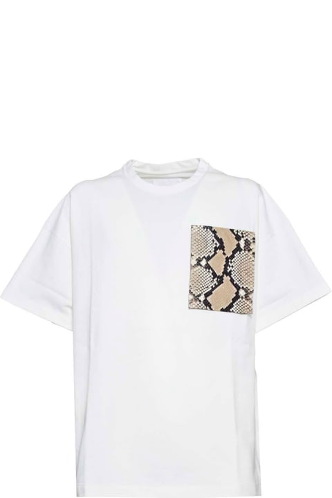 Jil Sander Topwear for Men Jil Sander Patterned Pocket Short-sleeved T-shirt