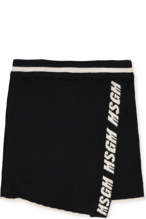 MSGM Bottoms for Girls MSGM Logoed Skort