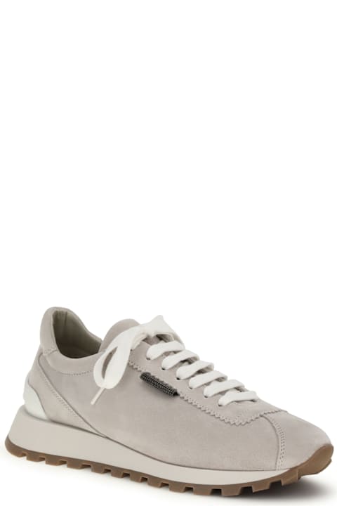 Brunello Cucinelli Sneakers With Iconic Embellishments
