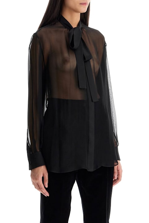 Fashion for Women Dolce & Gabbana 'chiffon Blouse With Bow