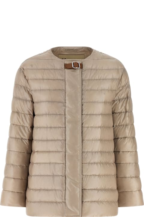 أدوات منزلية Herno Leather Strap Down Jacket