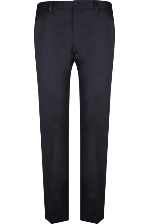 Pants for Men Dolce & Gabbana Chini Blue Trousers