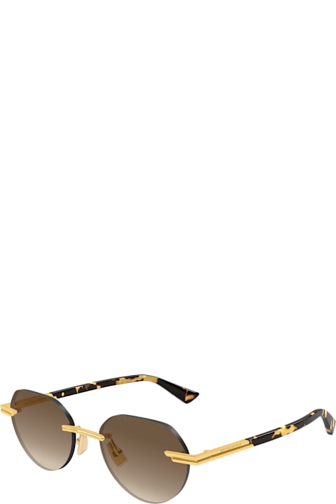 Bottega Veneta Eyewear for Kids Bottega Veneta Eyewear Bv1379s-003 - Gold / Havana Sunglasses