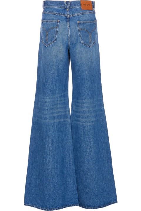 Jeans for Women Versace Flared Medusa '95 Denim Pants