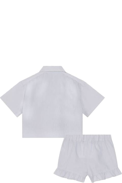 Givenchy for Girls Givenchy Striped Set With Logo And Applications