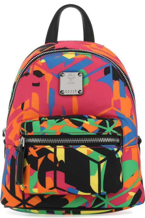 Backpacks for Women MCM Printed Nylon Backpack