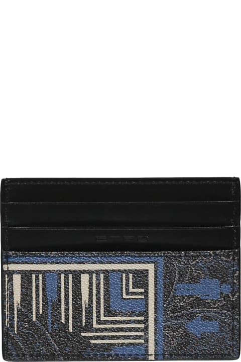 Etro Wallets for Women Etro Faux Leather Card Holder