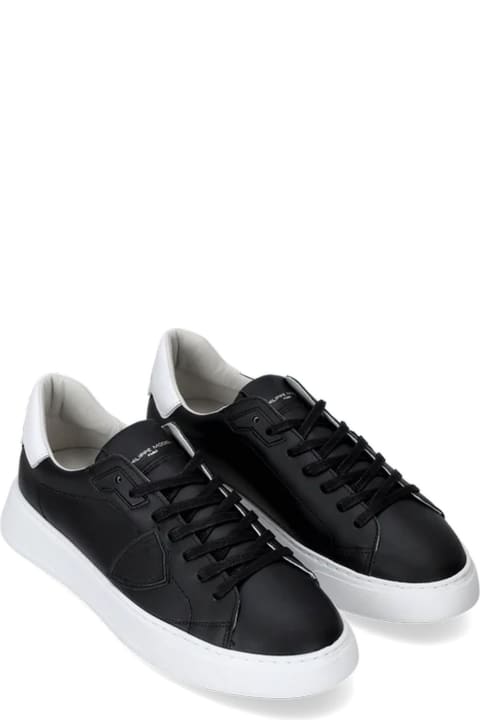 Philippe Model Sneakers for Men Philippe Model Temple Low-top Sneakers Black And White