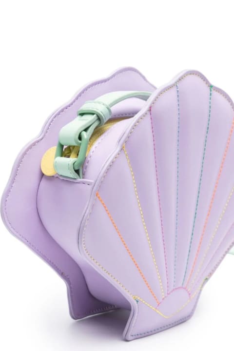 Accessories & Gifts for Baby Girls Stella McCartney Kids Lilac Seashell Shoulder Bag