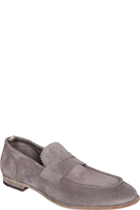 Officine Creative Loafers & Boat Shoes for Men Officine Creative Solitude 001 Suede Taupe Loafer