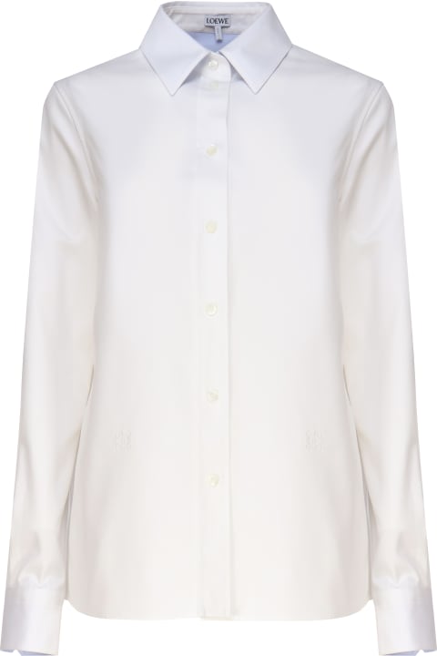 Topwear for Women Loewe Shirt Crafted In Medium-weight Cotton Twill