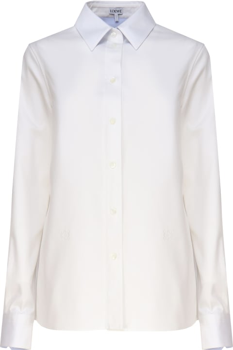 Loewe Topwear for Women Loewe Shirt Crafted In Medium-weight Cotton Twill