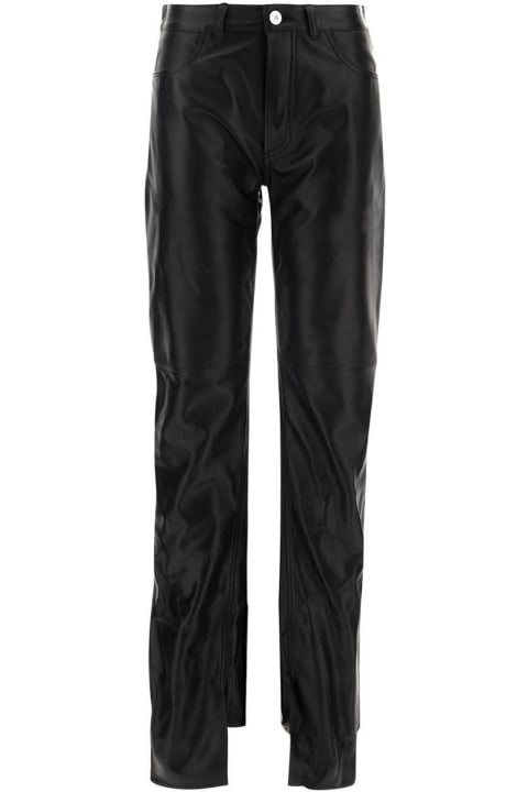 The Attico for Women The Attico Black Leather Pants