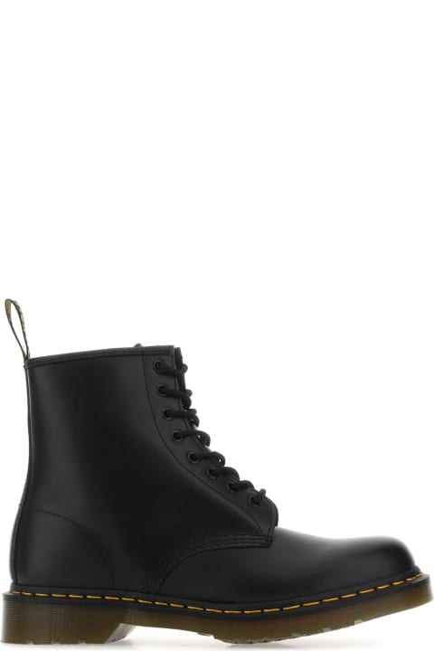 ウィメンズ新着アイテム Dr. Martens Black Leather 1460 Ankle Boots