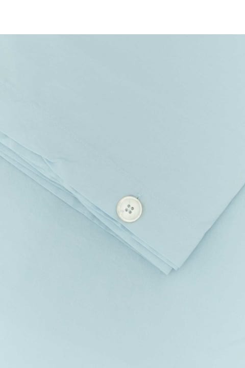 Textiles & Linens Tekla Light Blue Cotton Duvet Cover
