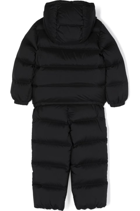 Moncler Bodysuits & Sets for Baby Boys Moncler Baby Black Rahanim Snowsuit