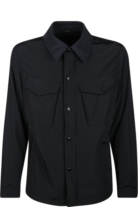 Double-pocket Buttoned Shirt
