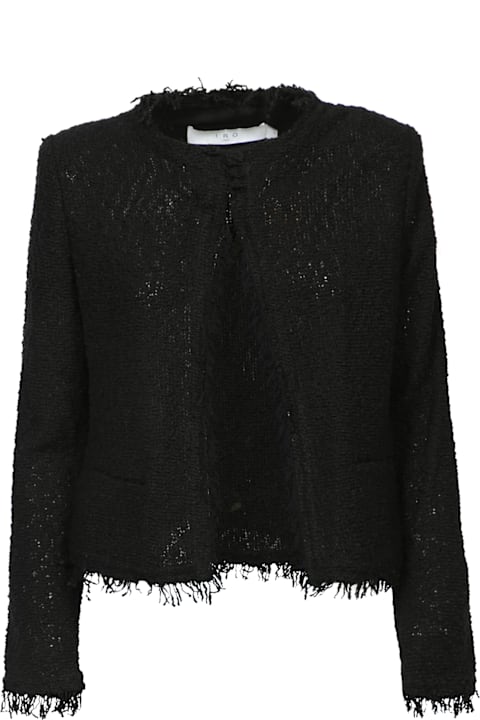 IRO معاطف وجواكت لـ السيدات IRO Shavani Black Jacket