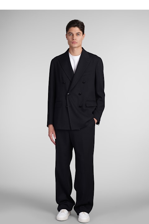 Tagliatore 0205 for Men Tagliatore 0205 2sny10bnt In Black Wool