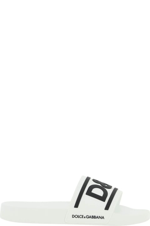 Fashion for Men Dolce & Gabbana Slide Logo Sandals