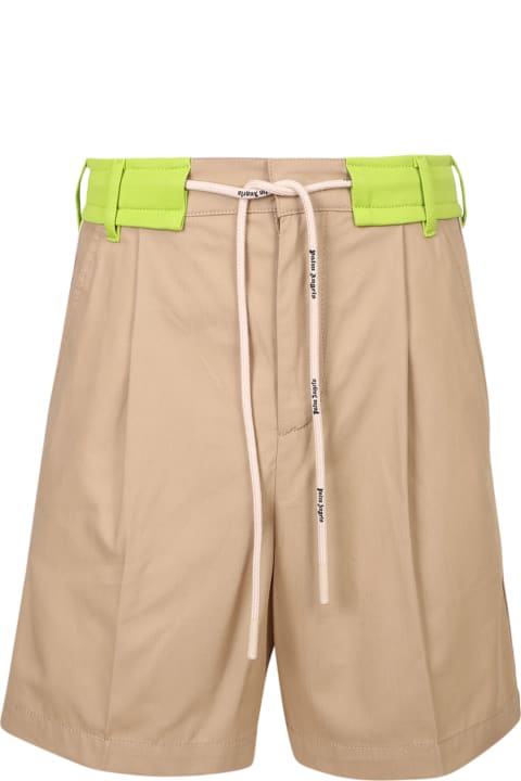 Palm Angels for Men Palm Angels Drawstring Tailored Shorts
