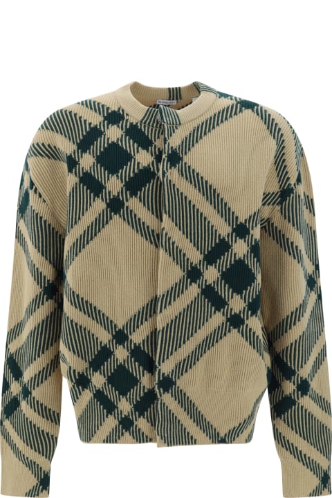 Sweaters for Men Burberry Cardigan