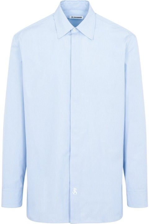 Homeware Jil Sander Logo Embroidered Long-sleeved Shirt