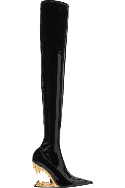 GCDS for Women GCDS 110 Mm Morso Boots In Black