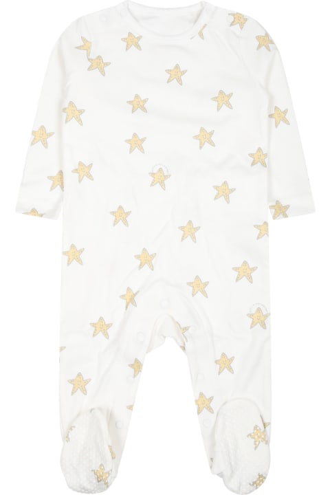Bodysuits & Sets for Baby Girls Stella McCartney Kids Ivory Set For Babykids With Starfish
