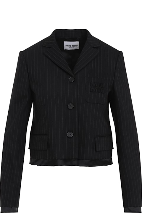 Miu Miu Coats & Jackets for Women Miu Miu Wool Jacket