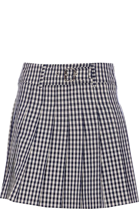 Liu-Jo for Women Liu-Jo Check Motif Mini Skirt