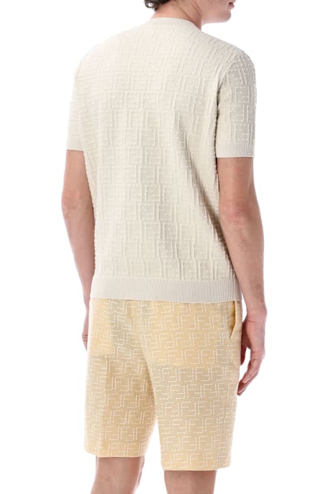 Fendi Sweaters for Men Fendi Knit Mc Ff Intarsia