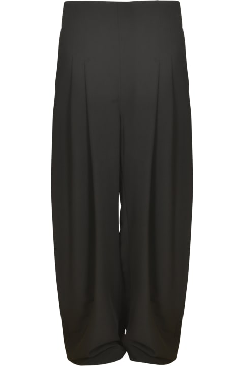 Alessandro Vigilante Clothing for Women Alessandro Vigilante Wide Leg Plain Trousers