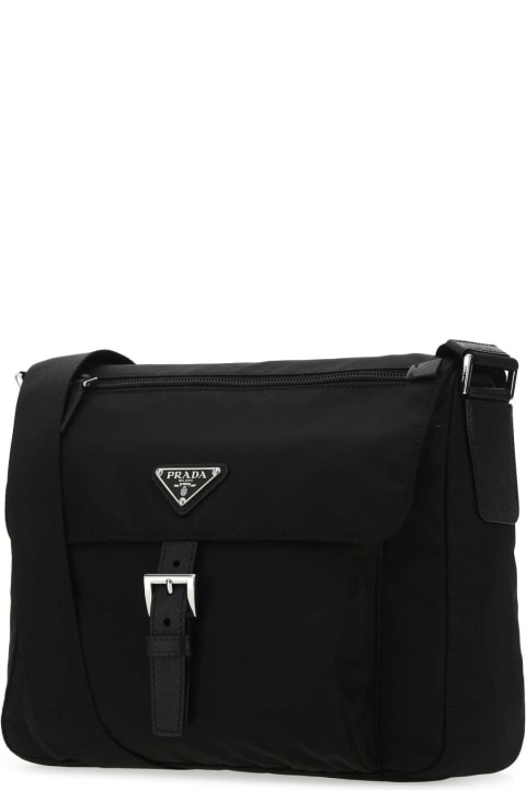 ウィメンズ Pradaのショルダーバッグ Prada Black Re-nylon Crossbody Bag