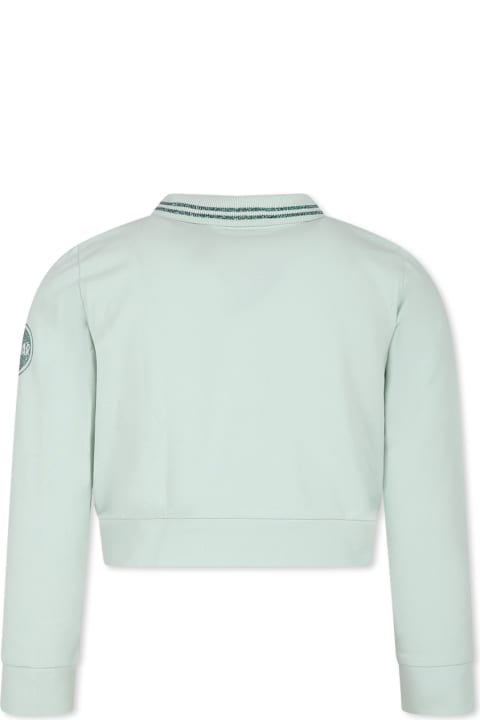 أدوات منزلية Colmar Green Crop Polo Shirt For Girl With Logo