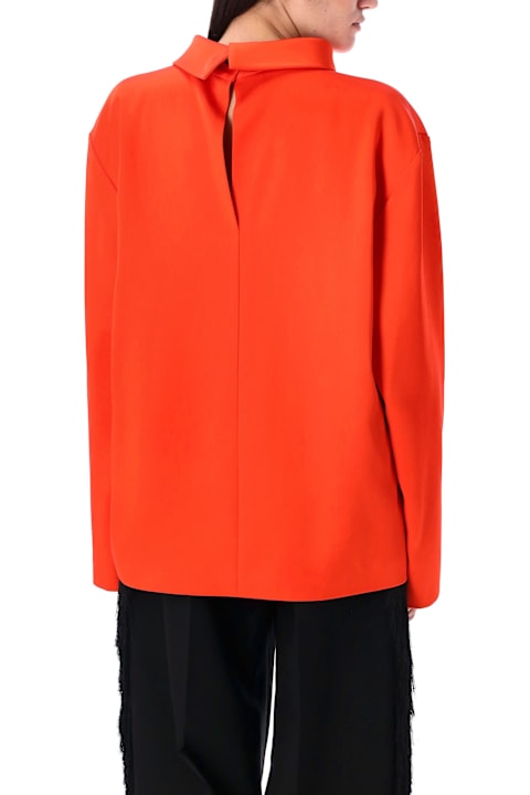 Homeware Carven Double Satin Blouse