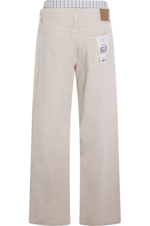 Rag & Bone لـ Men Rag & Bone Sand Cotton Jeans