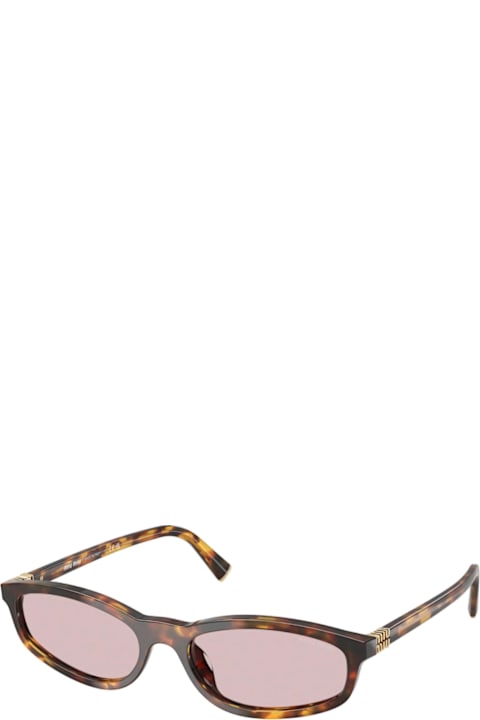 Miu Miu 0mu A06s 14l4i0 Havana Miele Sunglasses