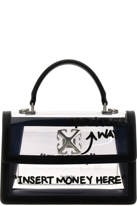 Off-White Bags for Women Off-White Jitney 1.4 Foldover Top Handle Bag