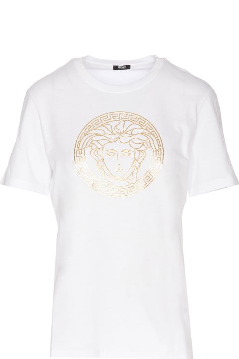 Fashion for Women Versace Medusa Logo T-shirt