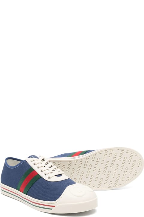 Gucci Shoes for Women Gucci Gucci Kids Sneakers Blue