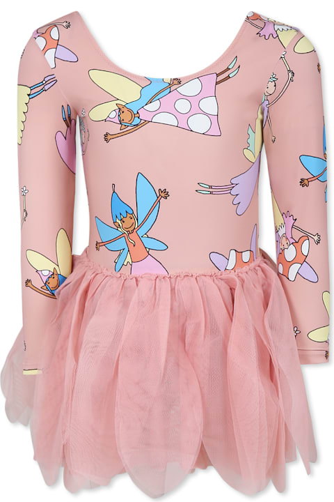 Homeware Stella McCartney Kids Pink Dress For Girl With Fairies
